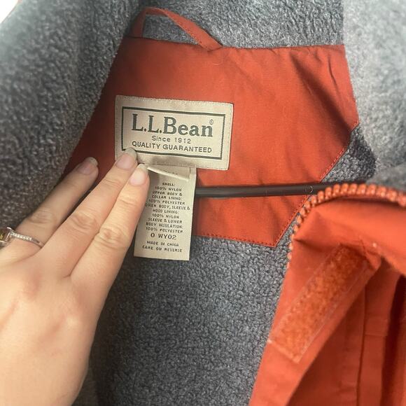 L.L. Bean Men's Size‎ Large Rust Brown Chore Barn Outdoor Coat Jacket - Picture 3 of 10